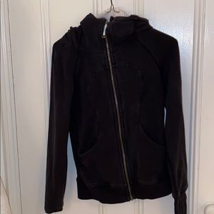 lululemon black zip up